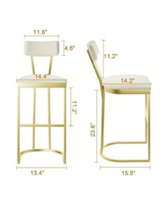 Home Bar Stools Set Of 4, Counter Height Bar Stools For Kitchen Counter, Island Chairs For Dining Table, Tall Barstools For Kitchen