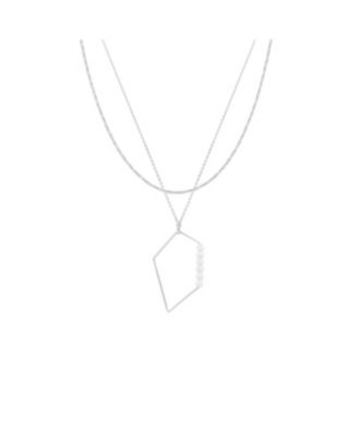 Plated Sterling Dazzling Sophistication Necklace Set Holiday Gift Idea