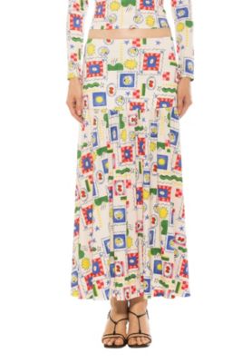 Women's Lia Shirred Maxi Skirt