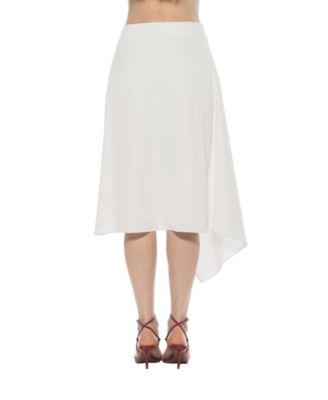 Women's Jess Asymmetric Midi Skirt