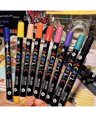 96 Colors Acrylic Paint Markers, Soft-Tip Double-Ended Marker