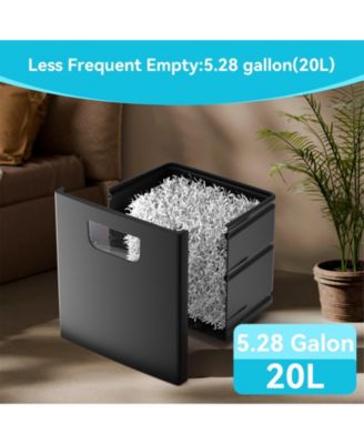 18-Sheet P-4 Heavy Duty Paper Shredder with 5.28 Gallon Pullout Bin, Ultra Quiet