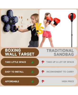 Music Boxing Machine for All Ages with 9 Modes & Speed Adjustment, Bluetooth Connectivity, Free Gloves Included