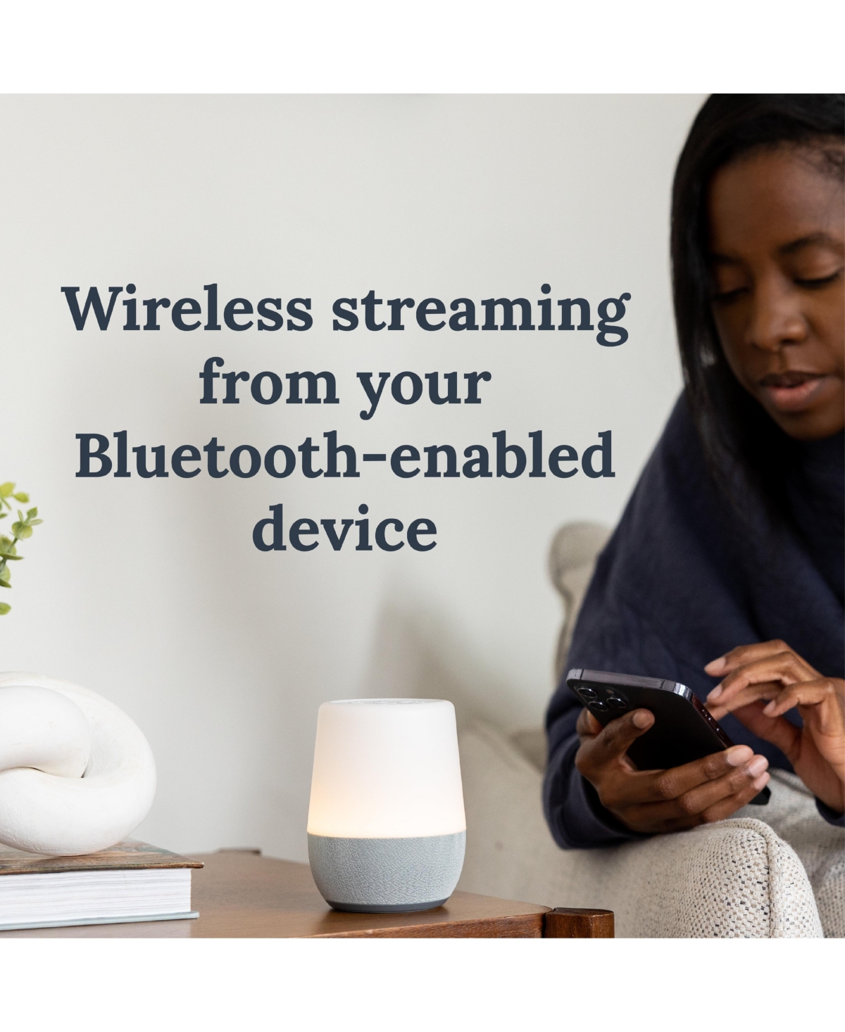 Yogasleep Duet Sound Machine with Bluetooth & Night Light