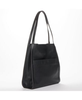 Pebbled Leather Work Tote, Everyday Pebble Leather Shoulder Bag