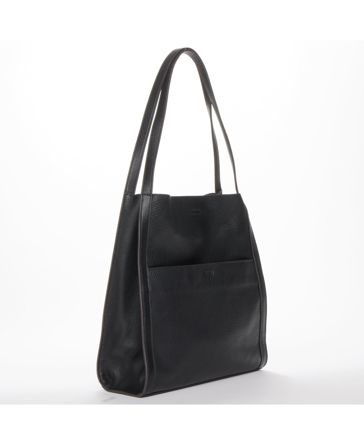 Susu Pebbled Leather Work Tote, Everyday Pebble Shoulder Bag