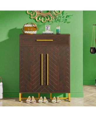 Multi-Compartment Shoe Organizer for Entryway and Hallway