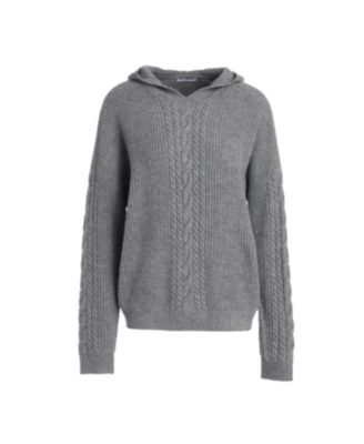 Women's Single Cable Superfine Merino Pullover