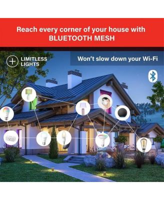 LB1 Smart Wi-Fi BR30 E26 Dimmable Flood Light Bulb (4-Pack