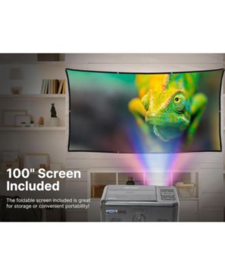 EVP-2501C 150" Home Theater LCD Projector Combo with Built-In DVD Player and Screen