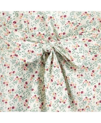 Women's Puff Sleeve Wrap Top