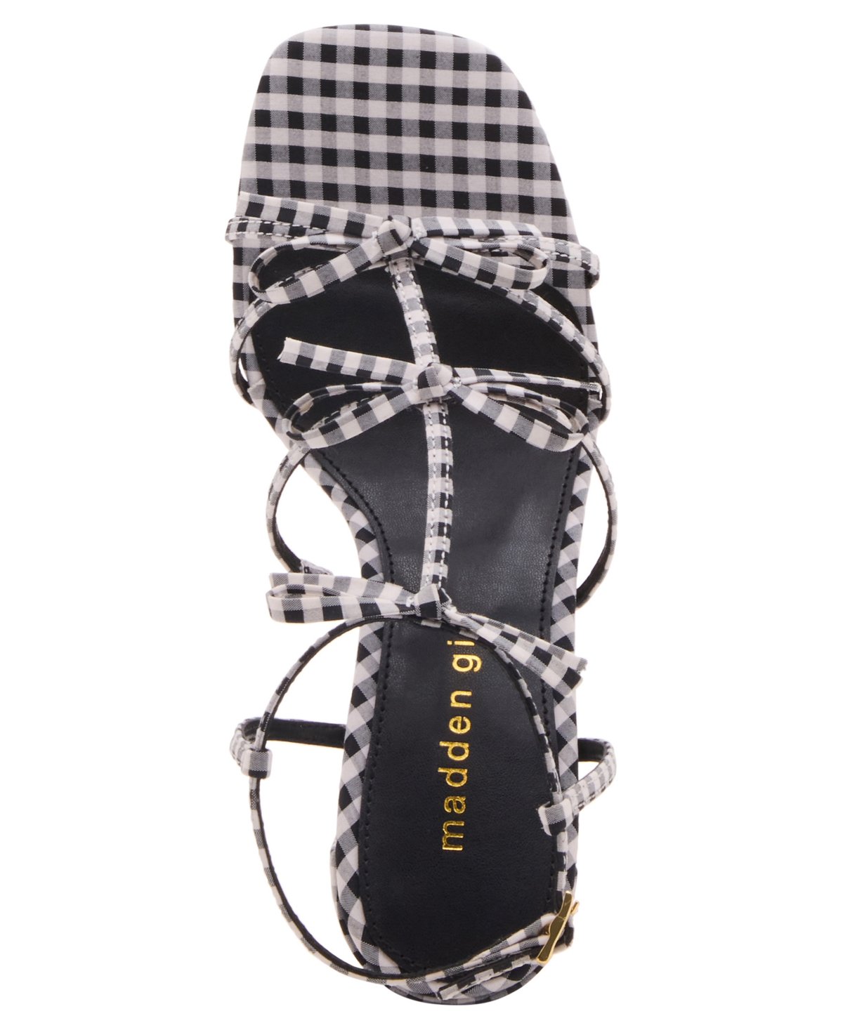 Madden Girl Lovely Bow Strappy Block-Heel Dress Sandals