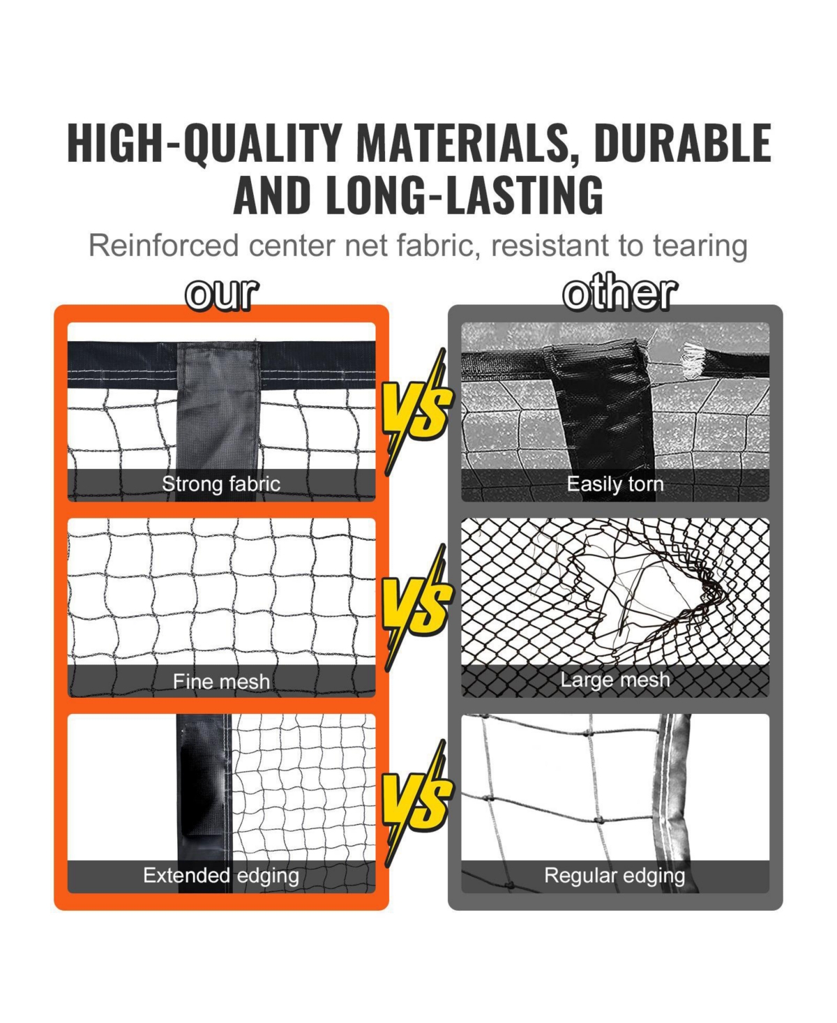 Mecale 22FT Portable Pickleball Net System, Regulation Size Weather-Resistant Frame with Carrying Bag