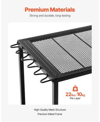 Fishing Rod Holder, 10-Rod Mobile Pole Rack Cart with Wheels for Garage or Home Fishing Gear Storage