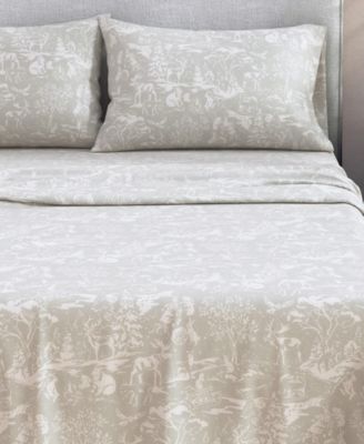 Ultra-Soft Turkish Cotton Flannel Holiday Print Sheet Set