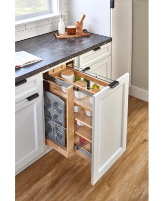 8.75'' Pullout Kitchen Cabinet Organizer Soft-close, 448-BCSC-8C