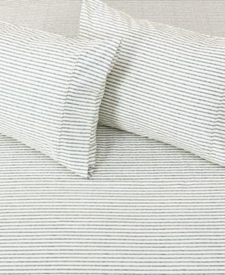 Ultra-Soft Striped Brushed Microfiber Sheet Set