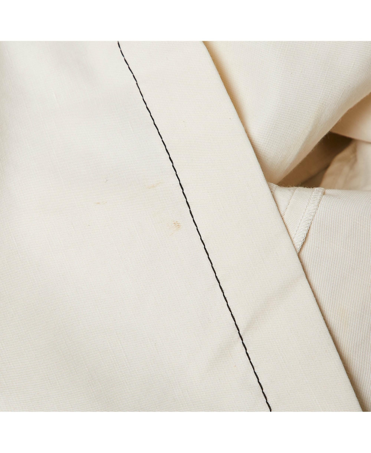 Pre-Owned Stella Mccartney Women's Off-White Cotton Blend Flounce Knee-Length Skirt