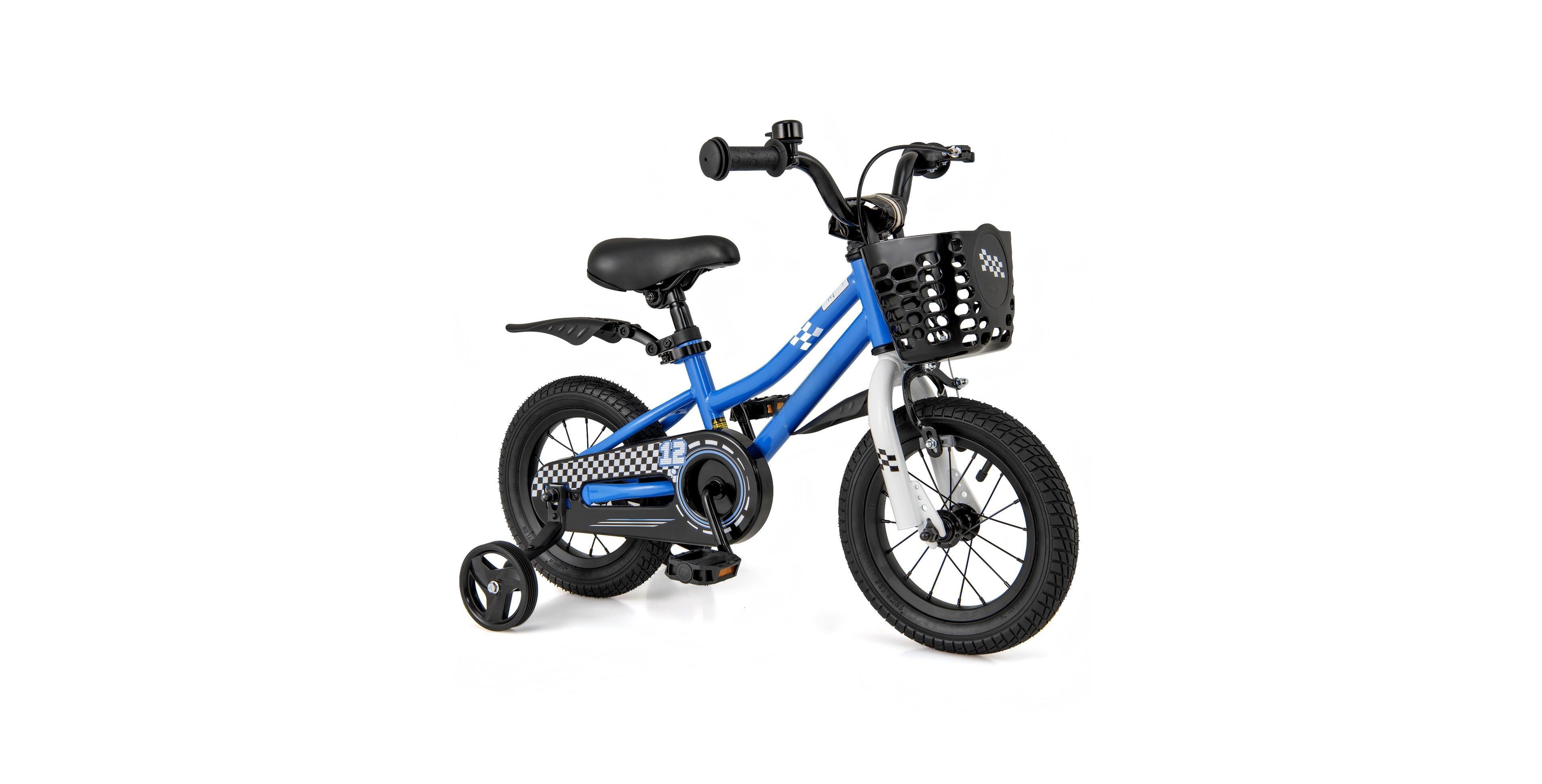 Hongge 12-Inch Kids Training Bike with Removable Training Wheels, Ages 3-4