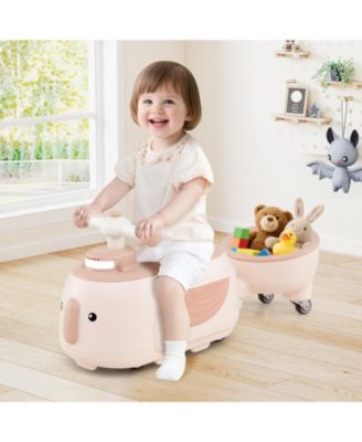 24V Kids Ride On ATV Quad With LED Lights Music FM Radio And Storage Compartment