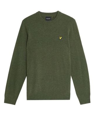 Men's Lambswool Blend Crew Neck Sweater