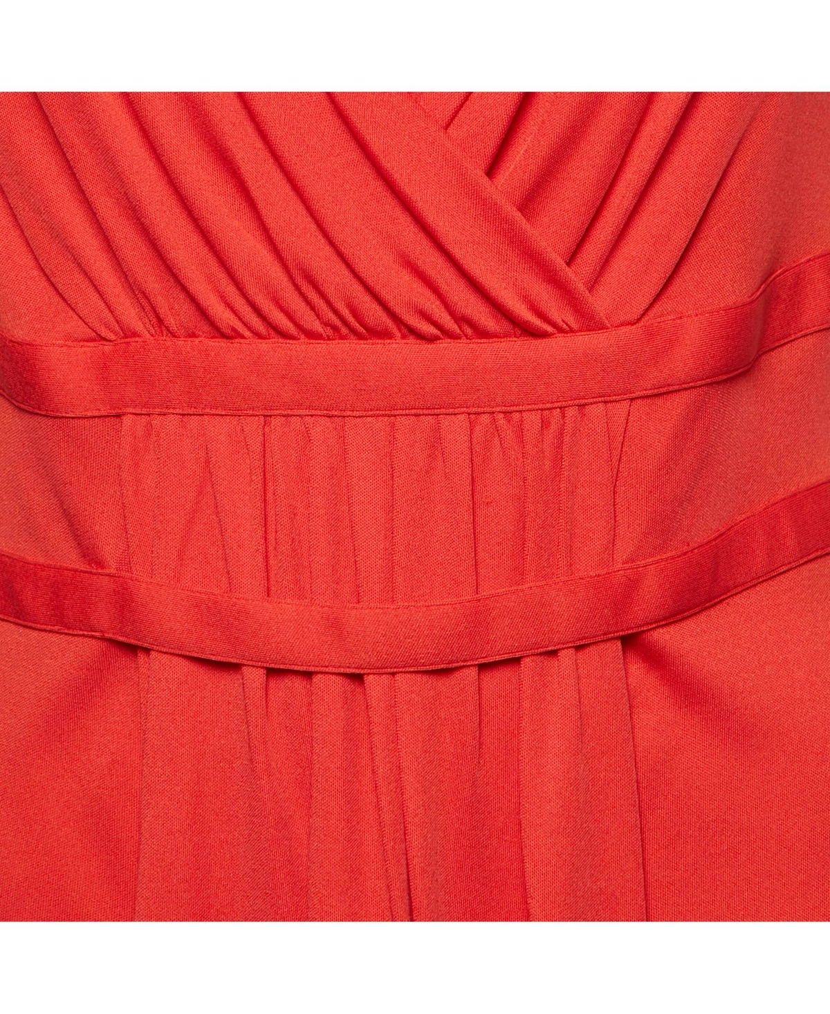 Pre-Owned Moschino Women's Cheap And Chic Red Silk Blend Knit Sleeveless Top