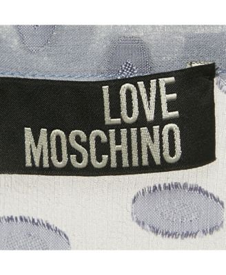 Women's Fil Coupe Silk Frill Detail Sheer Top