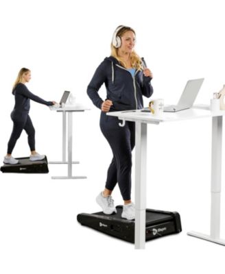 PacerMini Walking Pad Treadmill with Incline – Under Desk Mini Treadmill for Home & Office, Portable Desk Walking Pad with Remote