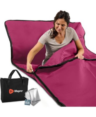 Infrared Sauna Blanket - Full Body Infrared Blanket with Low EMF Heat, 9 Temp Levels, Portable Sauna Blanket with Carry Bag