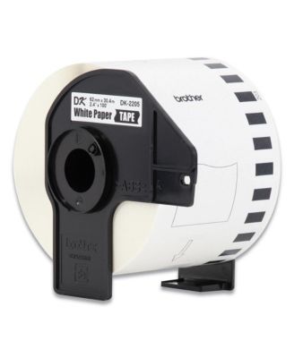 DK22053PK 2.4 in. x 100 ft. Continuous Paper Label Tape (3/Pack)