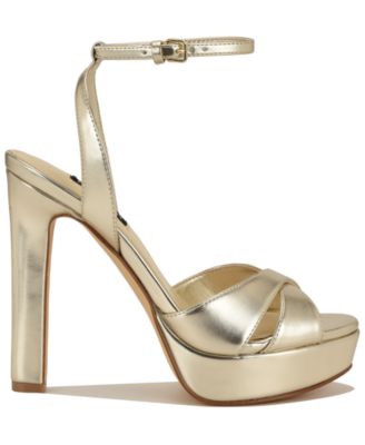 Women's Wilda Criss-Cross High Stiletto Platform Sandals