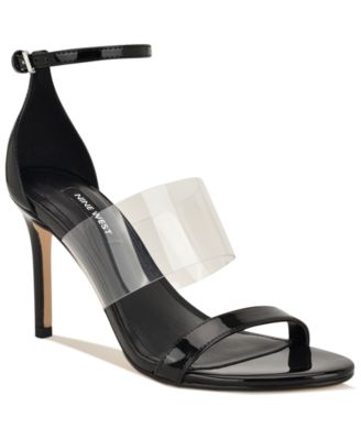 Women's Vallie Strappy Vinyl Stiletto Sandals