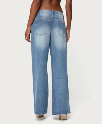 Women's Frye Distressed Low Rise Baggy Jeans