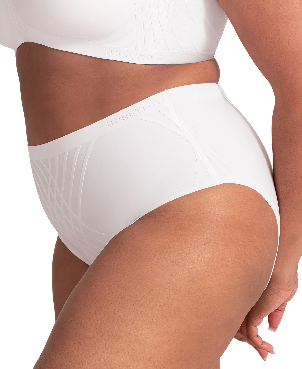 Honeylove Women's Full Coverage High Rise Shapewear Briefs, Regular and Plus