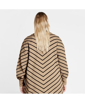 Plus Size Stripe Ivy Cardigan