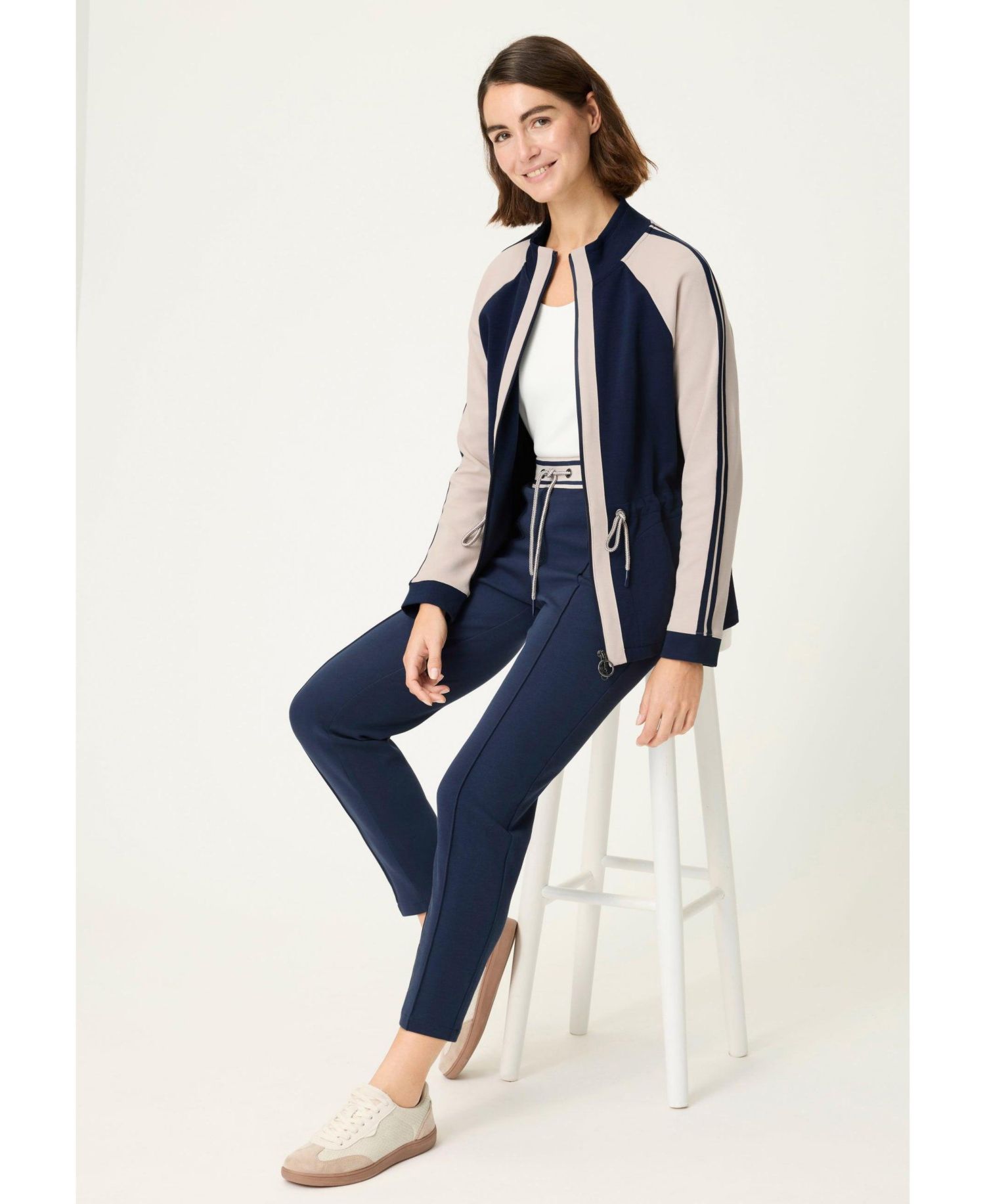 Women's Jersey Knit Zip Front Jacket