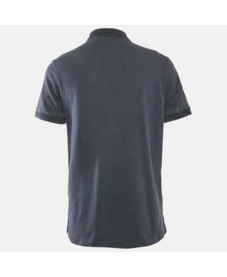 Men's Logo Embroidery Cotton Pique Polo T-Shirt