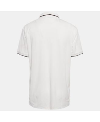 Men's Cotton Tb Monogram Pique Polo T-Shirt