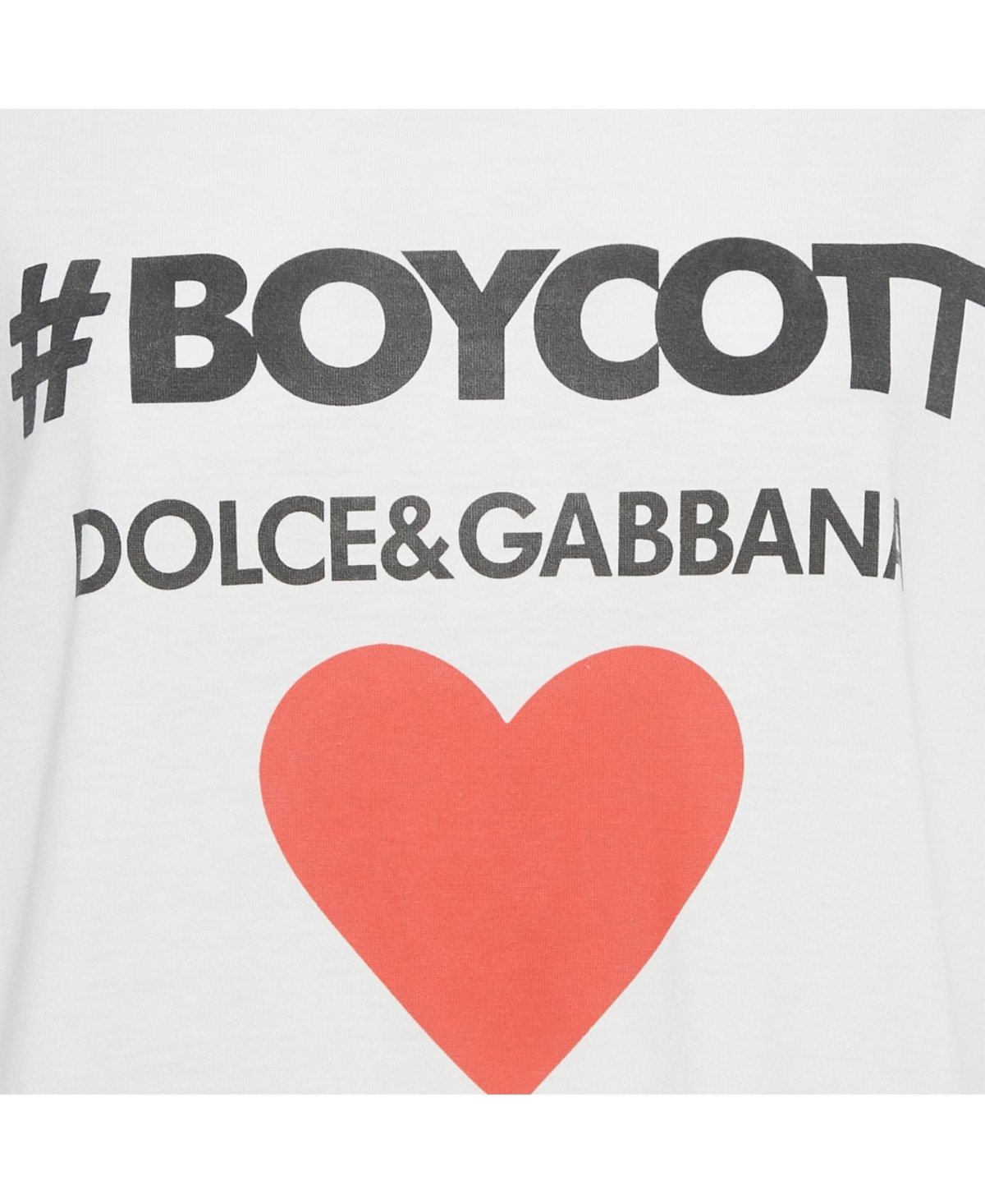 Pre-Owned Dolce & Gabbana Women's Boycott Logo Print Cotton T-Shirt