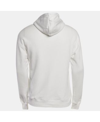 Men's Pre-Owned Dolce & Gabbana men Black Floral Flocked Cotton Hoodie