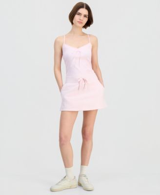 Juniors' Paisley-Print Drawstring Skort