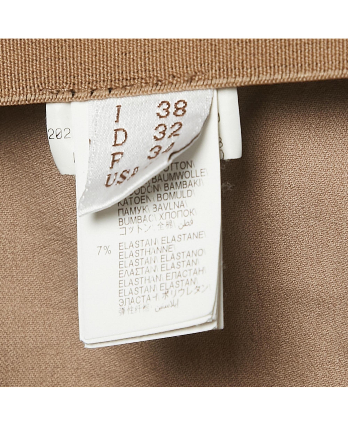 Pre-Owned Brunello Cucinelli Women's Monili Detail Cotton Trouser