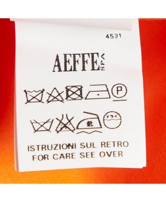 Women's Couture Orange Cotton Regular Fit Trousers