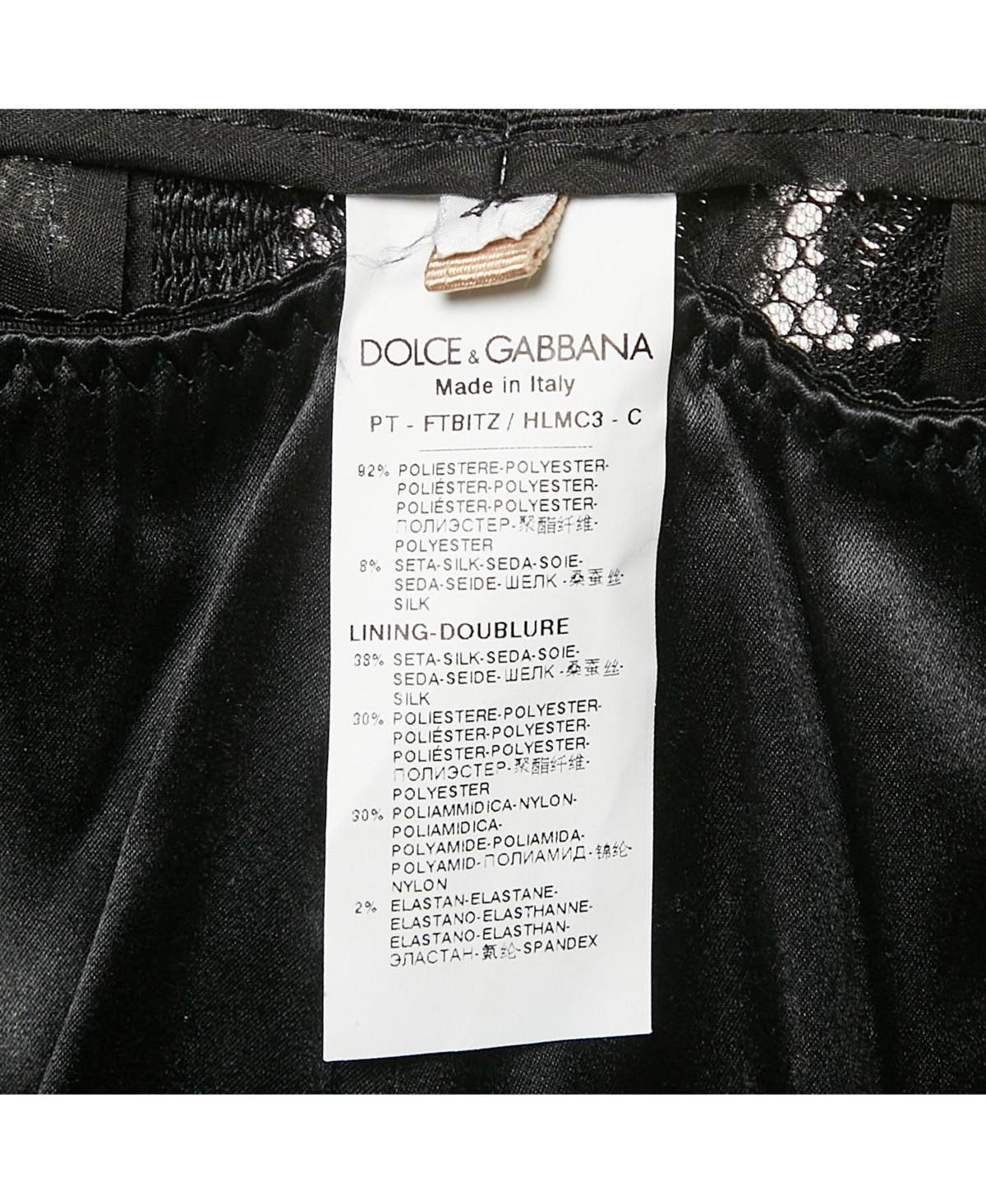 Pre-Owned Dolce & Gabbana Women's Applique Detail Mesh And Tulle Trousers