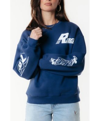 Women's Logos Dropped Shoulder Sweat