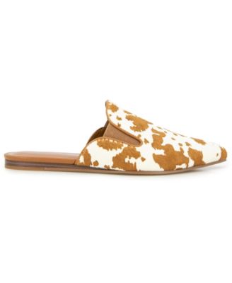 Women's Liza Caramel Cow Print
