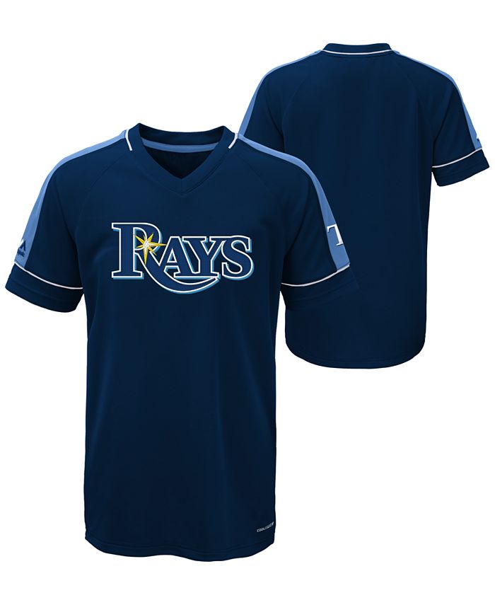 Tampa Bay Rays MLB Majestic Authentic Team Logo T-shirt