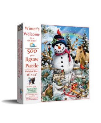 Winter's Welcome 500 piece Jigsaw Puzzle for Adults Christmas