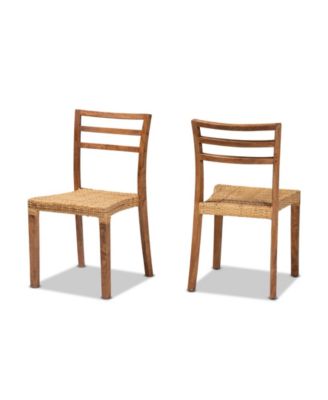 Arthur 2-Pc. Wood Mid-Century Dining Chair Set