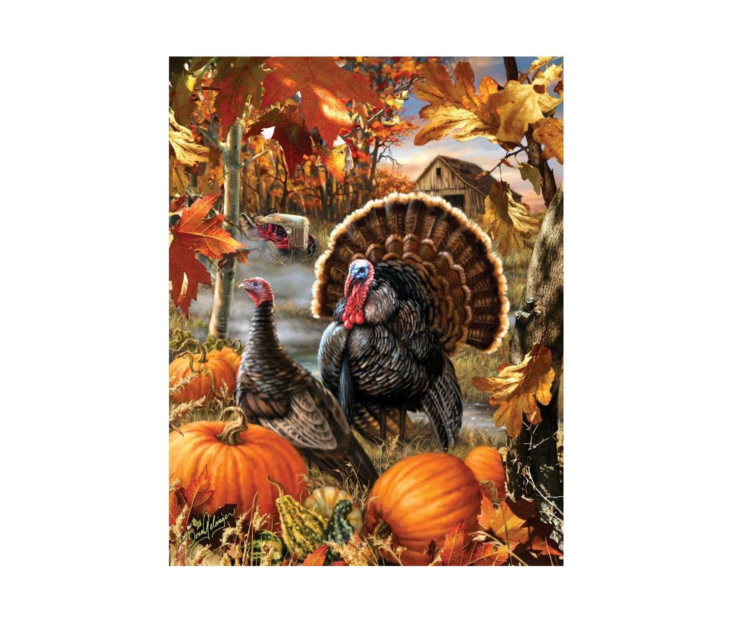Детский пазл SunsOut Gobbler Farms 1000-Piece Jigsaw Puzzle, от 15 лет — фото 3